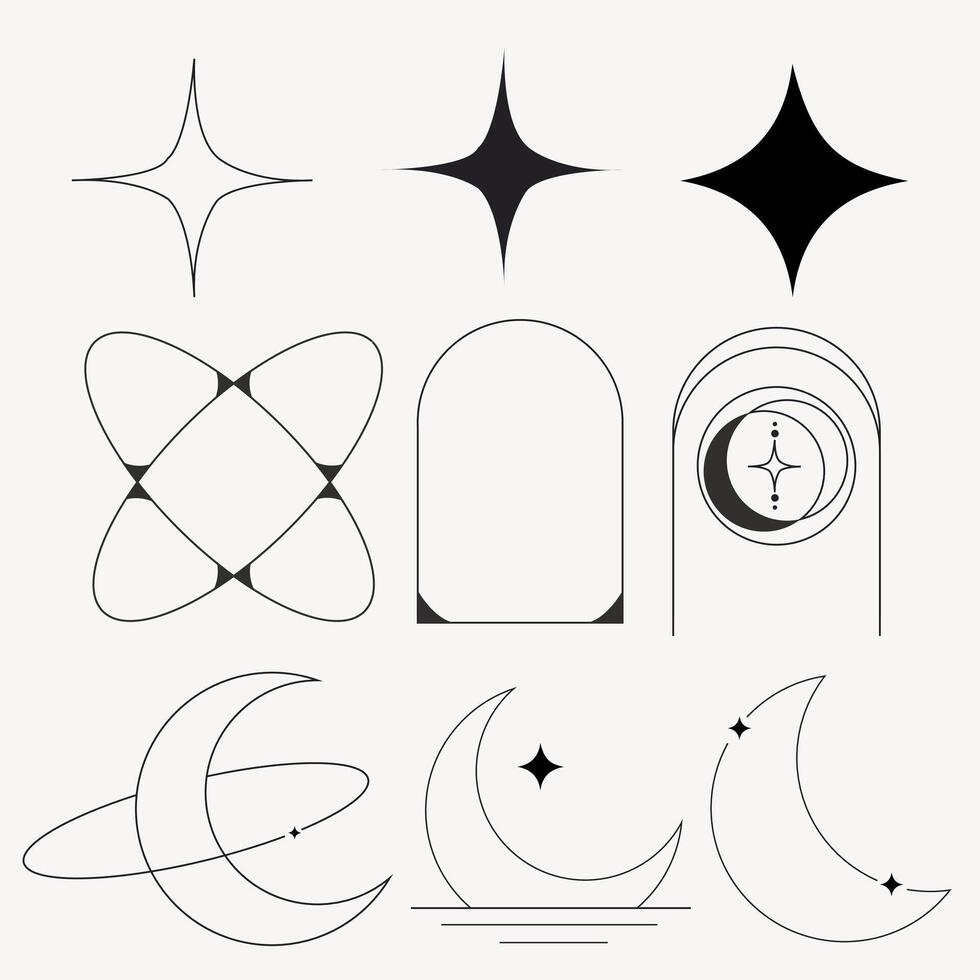 Work pieces of various shapes vector
