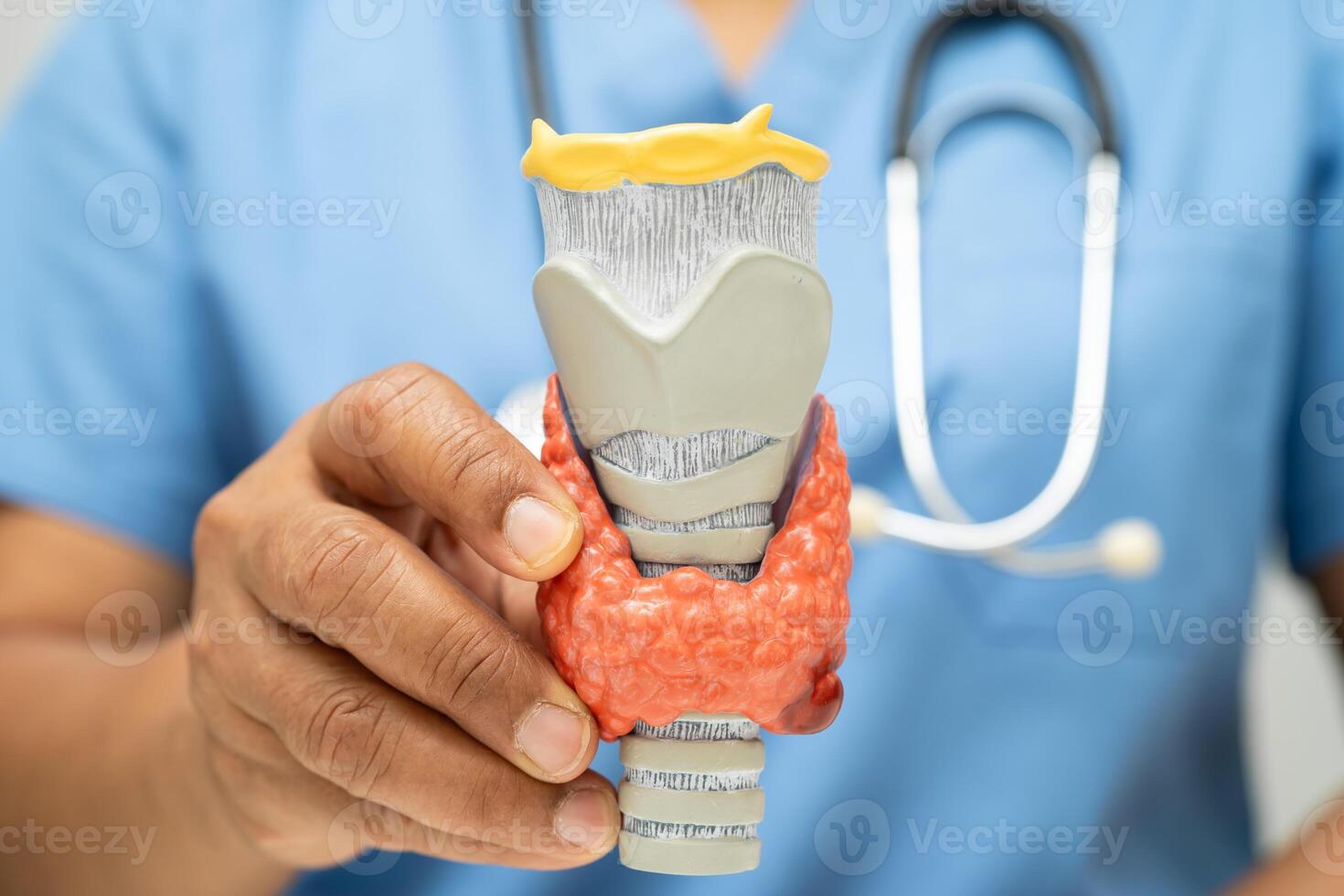 Hyperthyroidism, Overactive Thyroid, Thyroid Lymphoma, Asian doctor photo