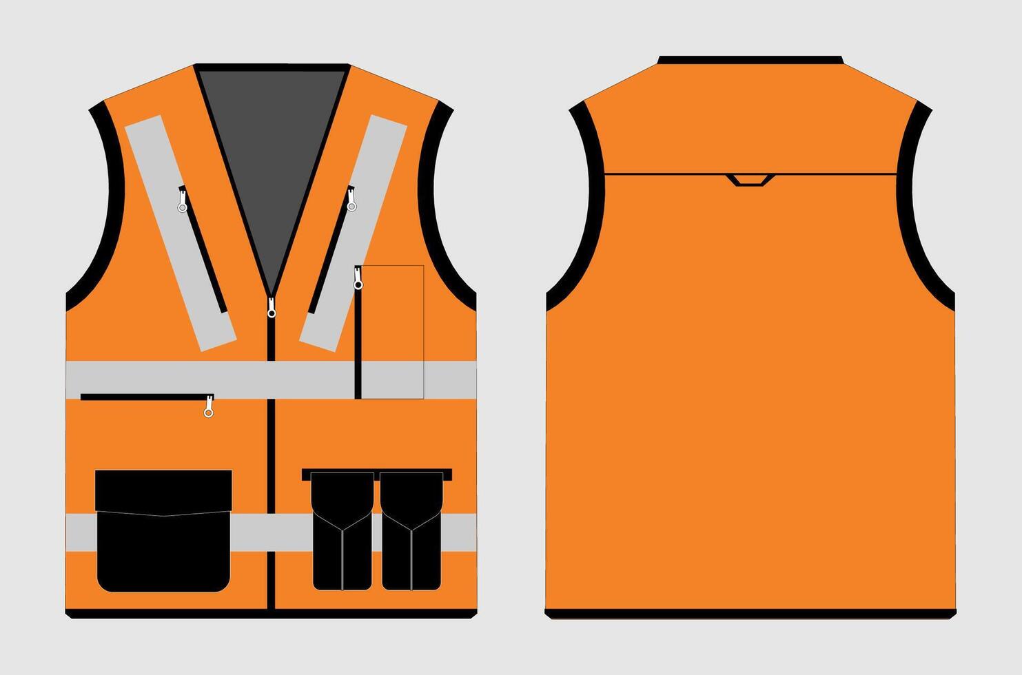 Security Uniform Vest vector