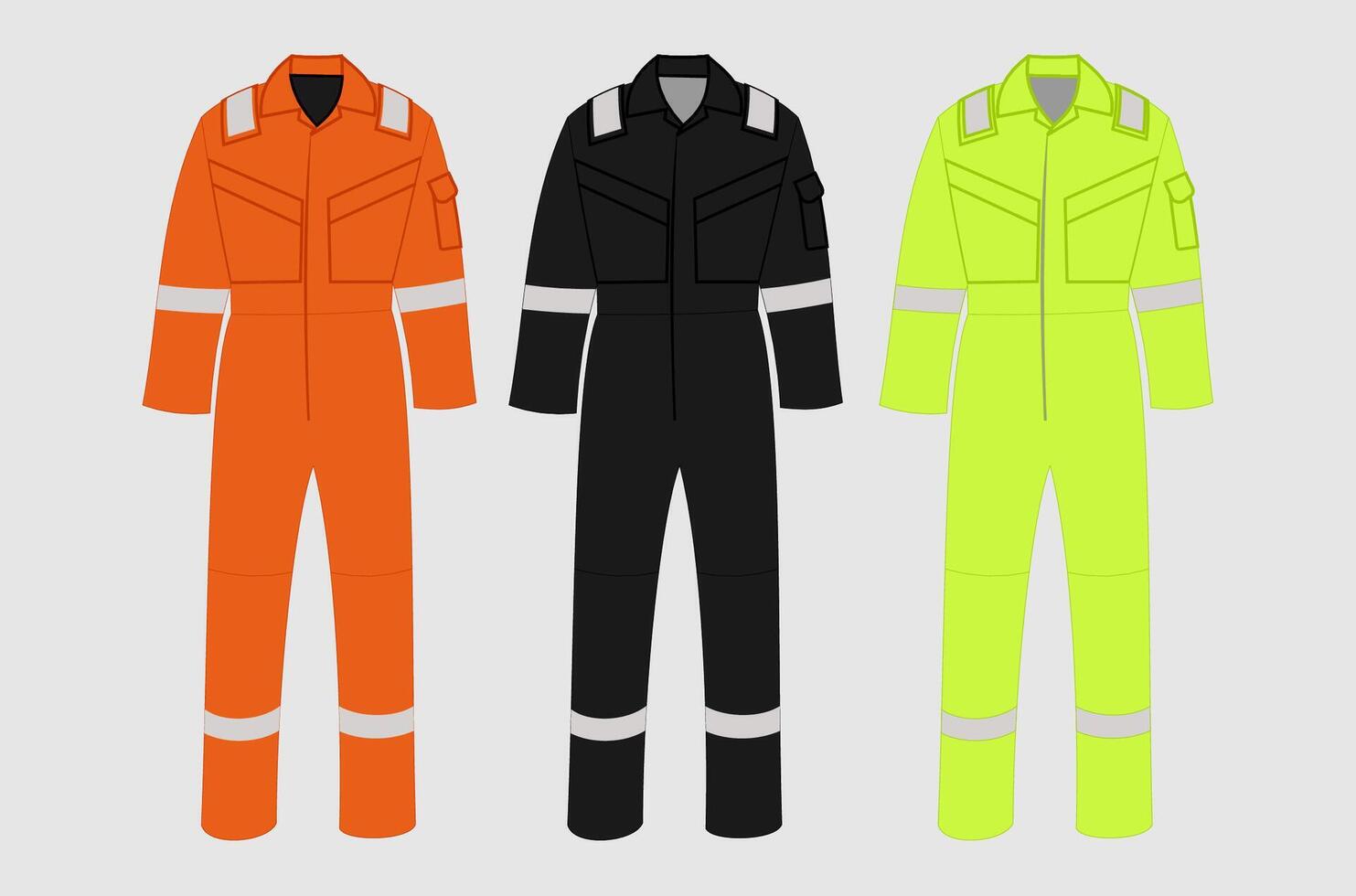 Safety Uniform Civil Construction uniform vector