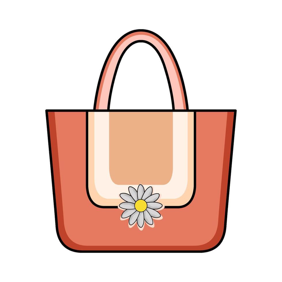 illustration of Casual Bag vector