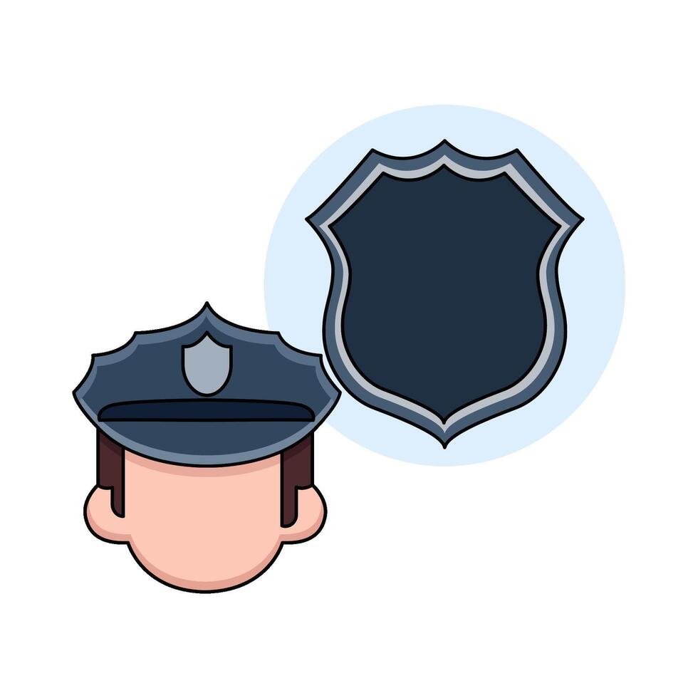 illustration of Police vector