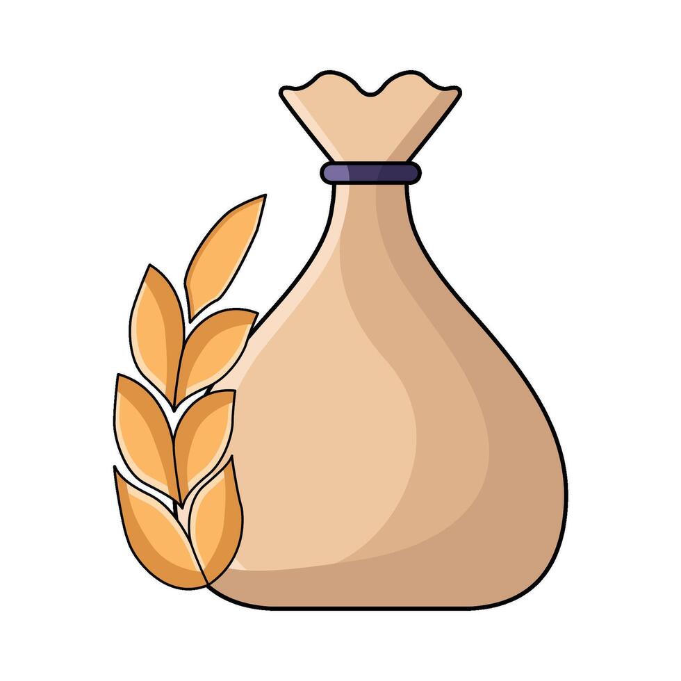 illustration of Rye Bag vector