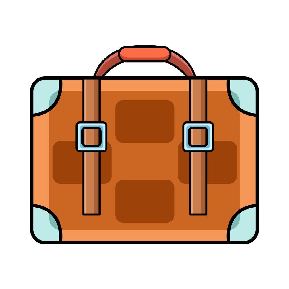 illustration of Travel Satchel vector