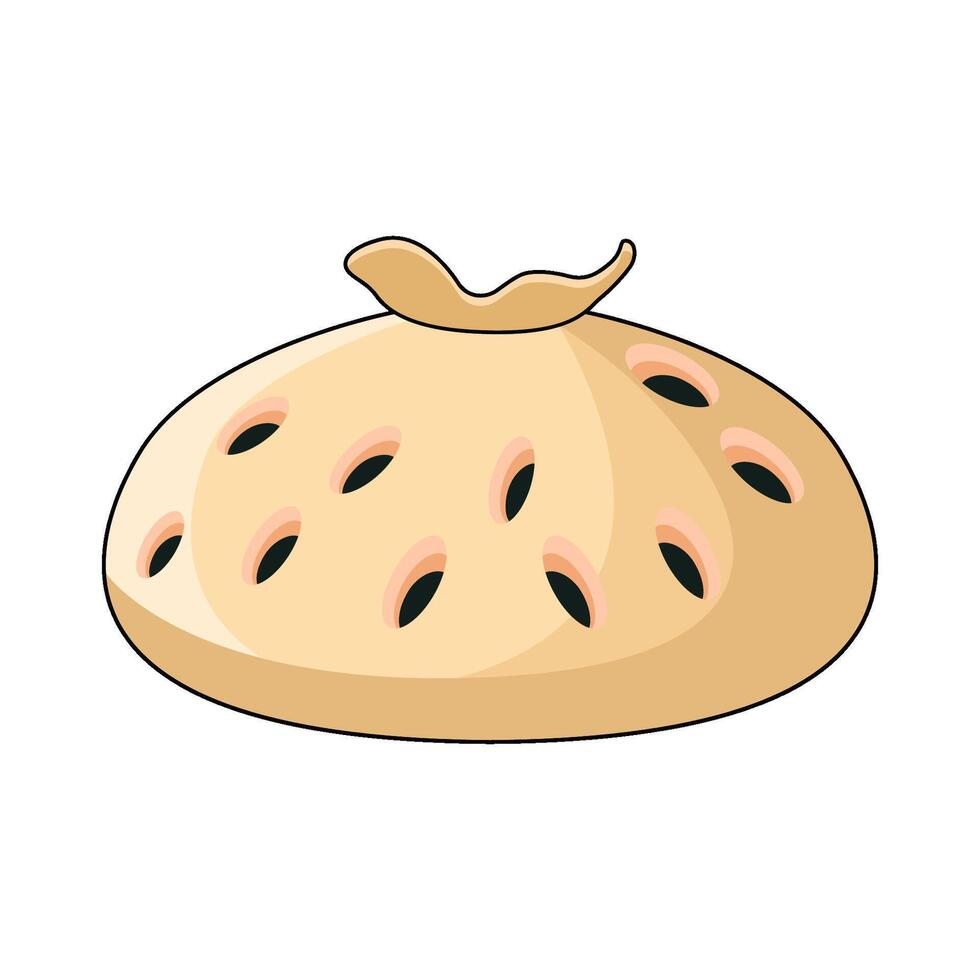 illustration of Naan Bag vector