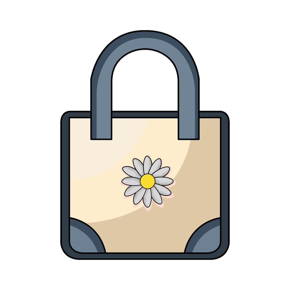 illustration of Tote Bag vector