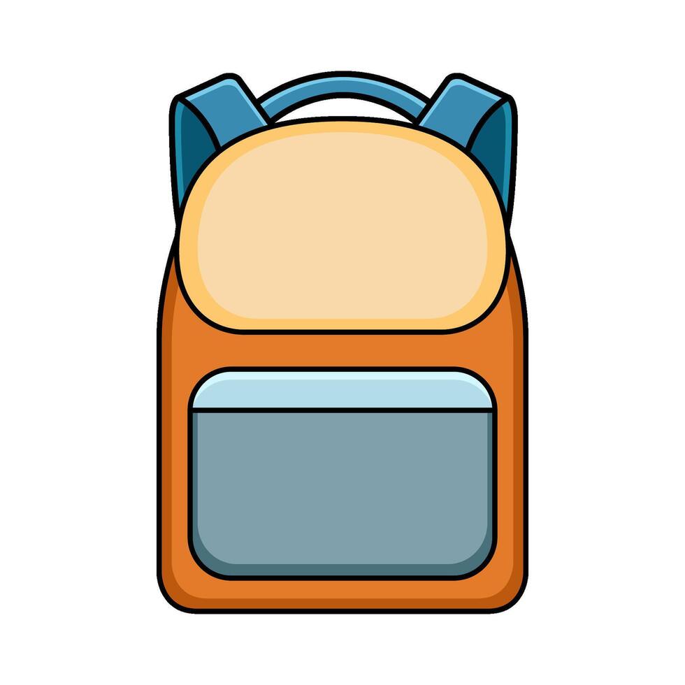 illustration of School Backpack vector