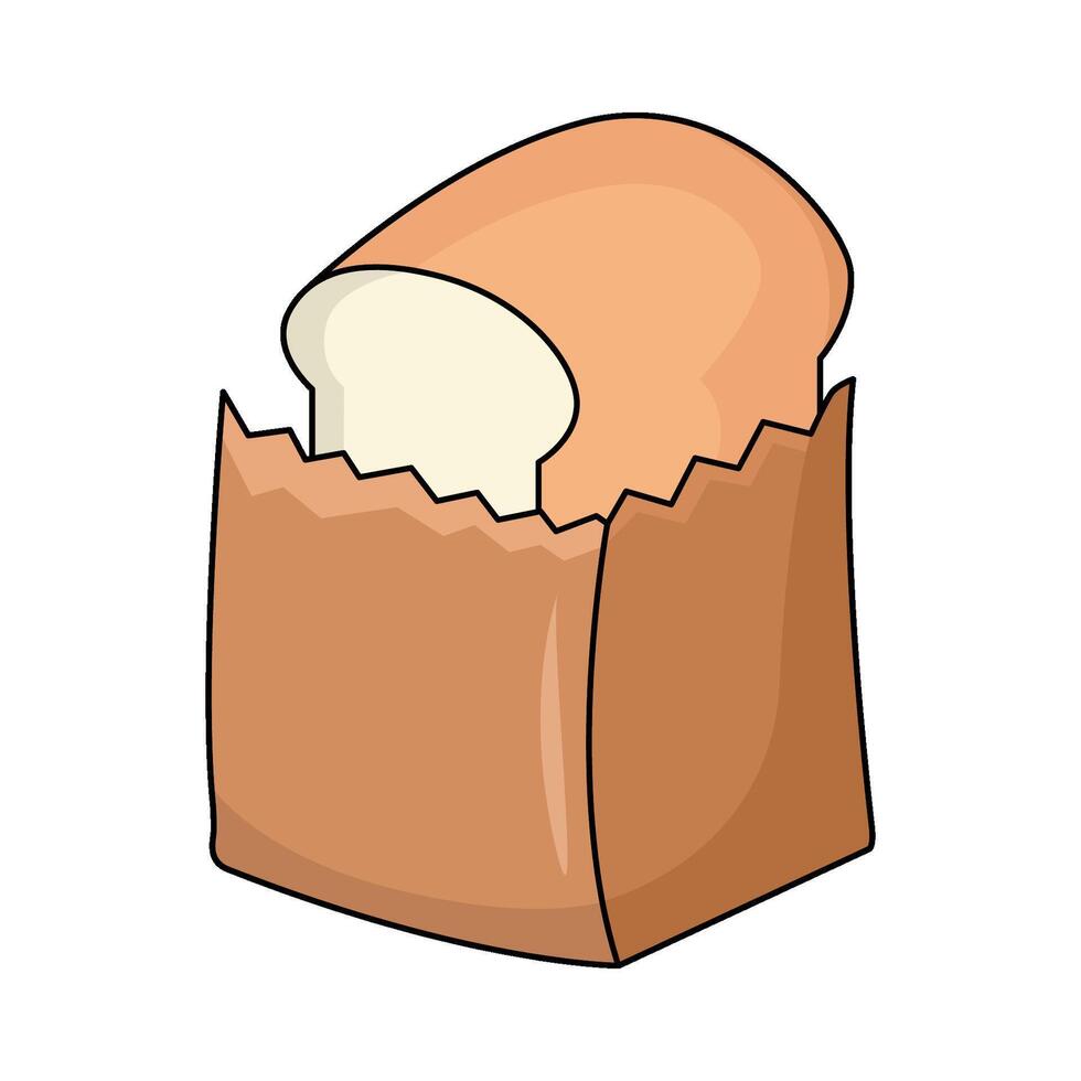 illustration of Bread Bag vector