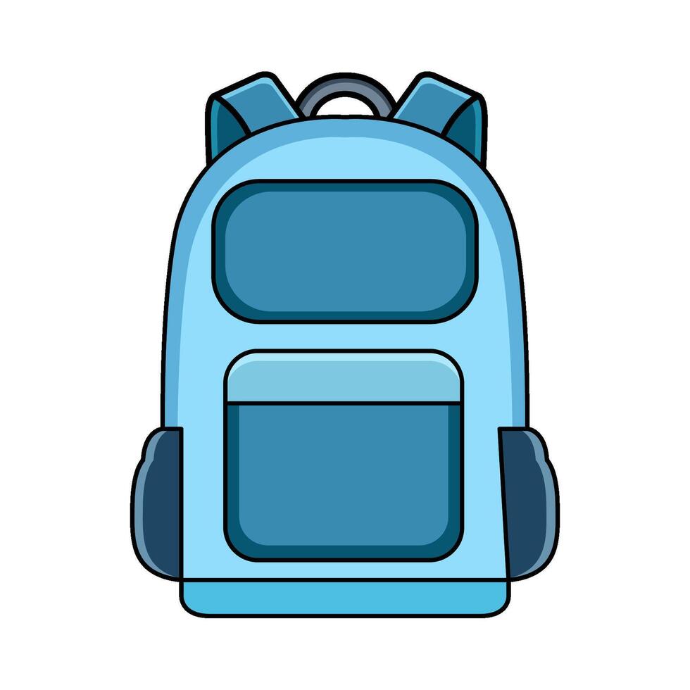 illustration of Sports Backpack vector