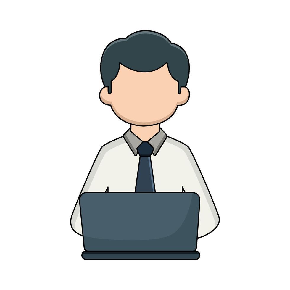 illustration of Accountant vector