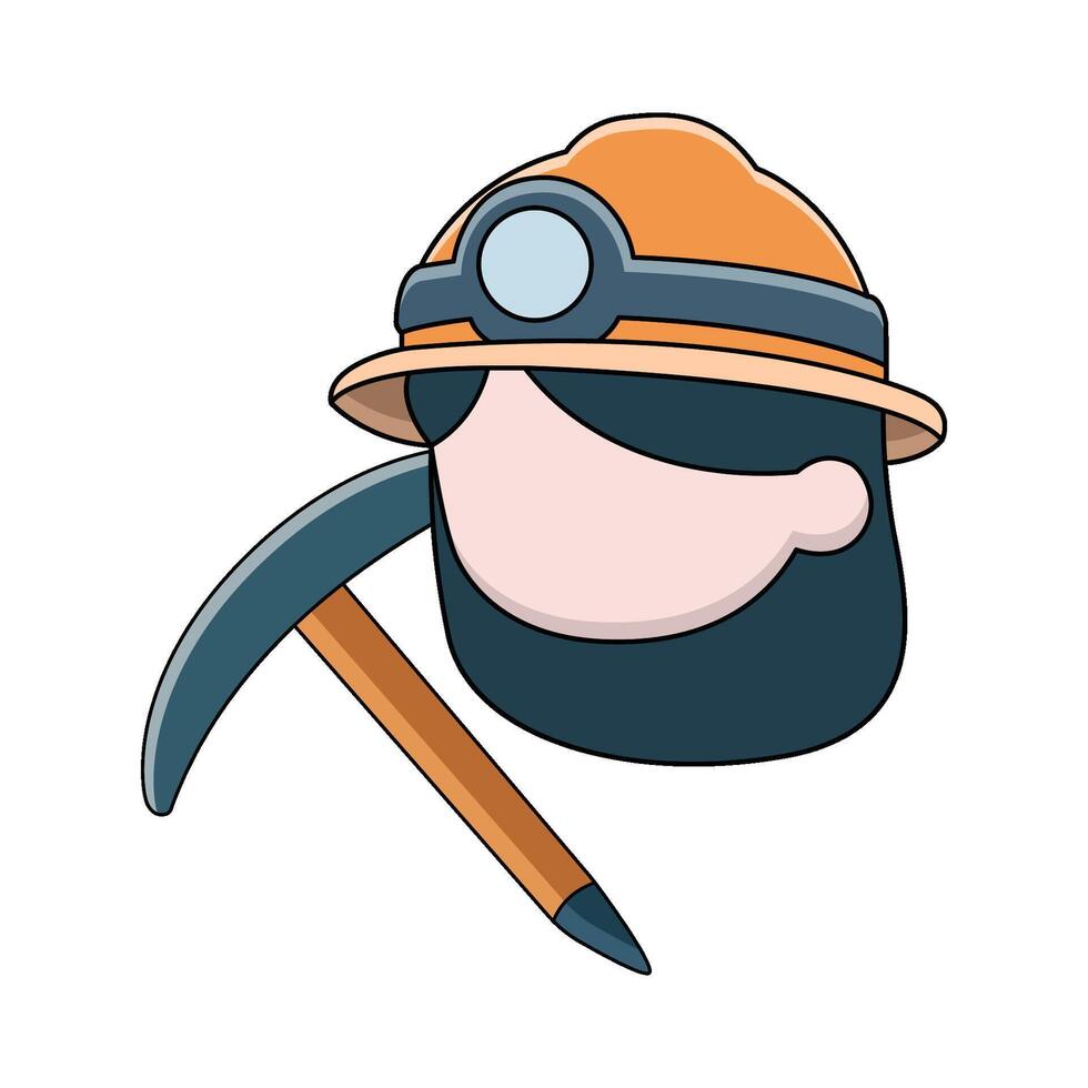 illustration of Miner vector