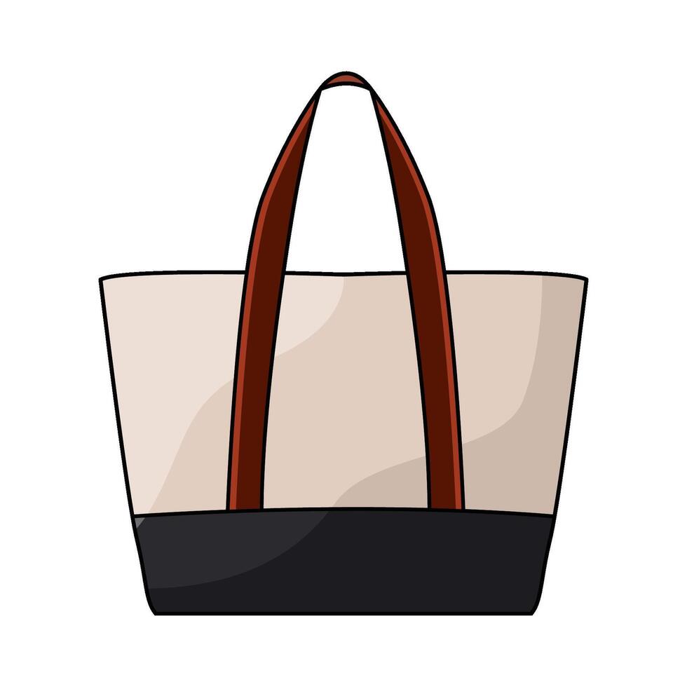 illustration of Foldable Tote vector