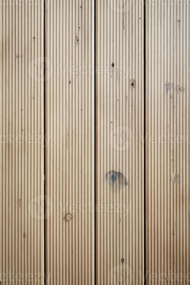 Vertical Wooden Planks with Textured Grain Pattern in Brown Tones, Rustic Surface, Ideal Design Element photo