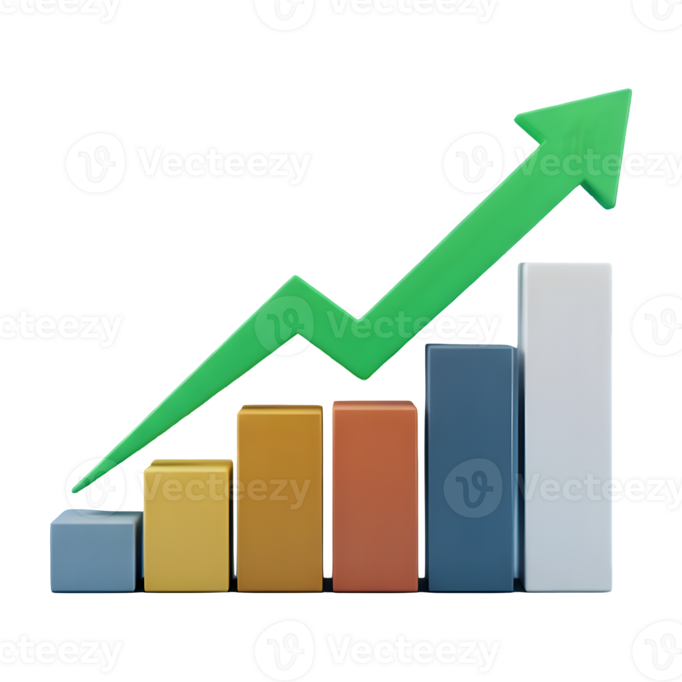 Ascending Progress Consistent Growth and Upward Trajectory png