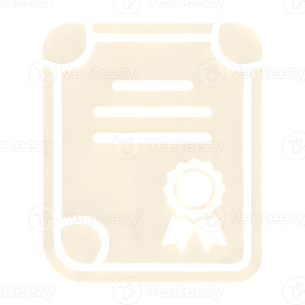 Official Achievement Recognition Certificate Award Document Seal png