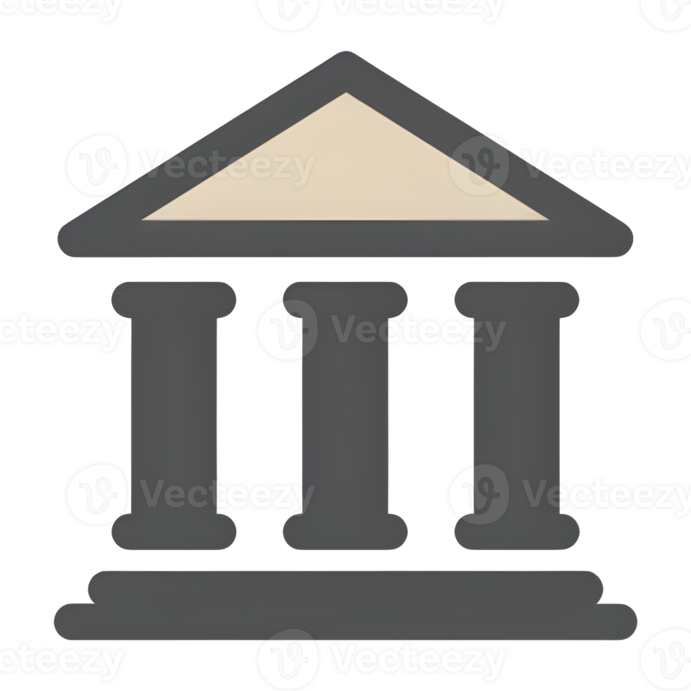 Emblematic Representation of Classical Architectural Grandeur and Authority png