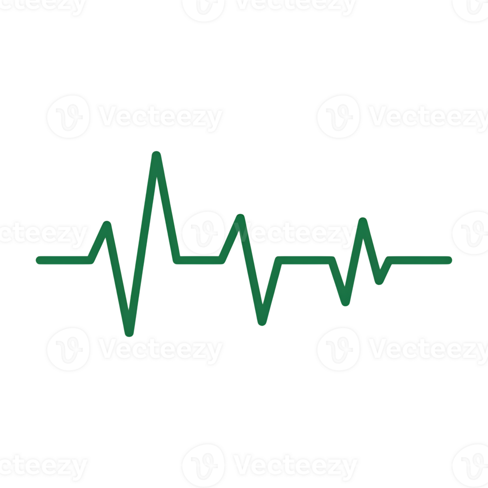 Continuous Irregular Rhythmic Pulse Waveform Pattern png