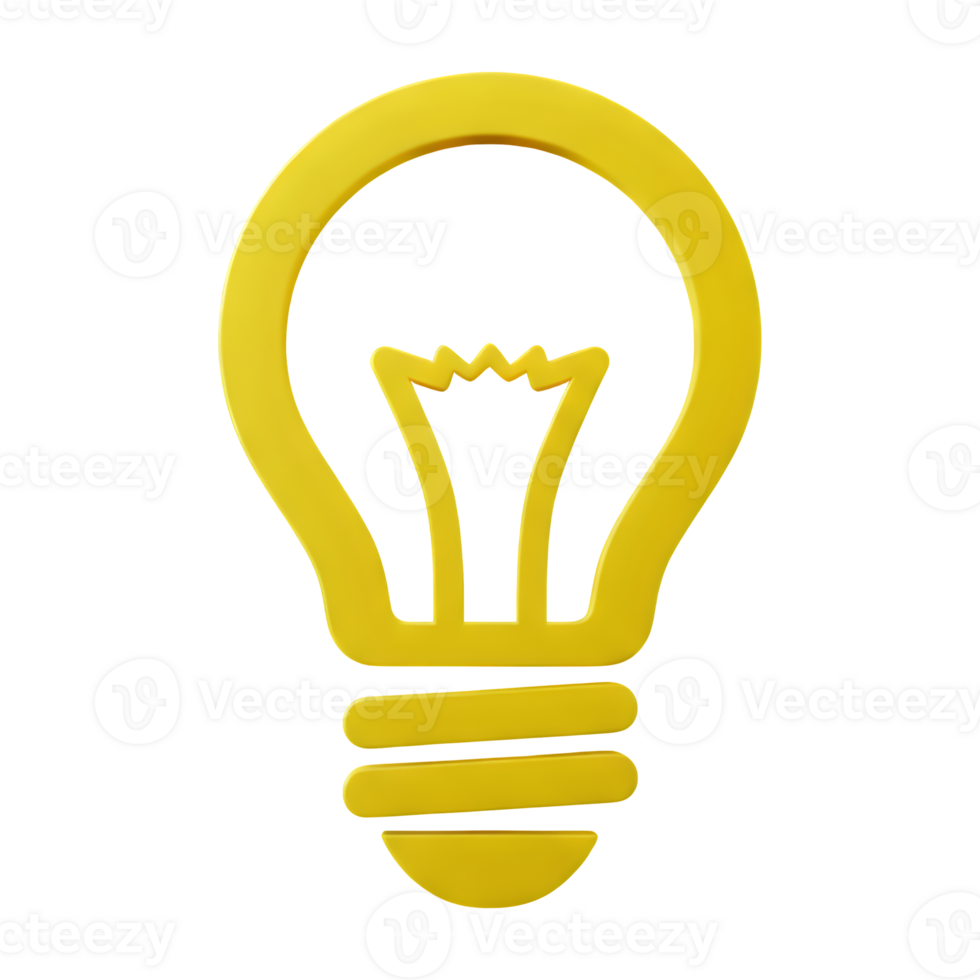 Illuminating Ideas A Golden Symbol of Innovation and Brilliance. png