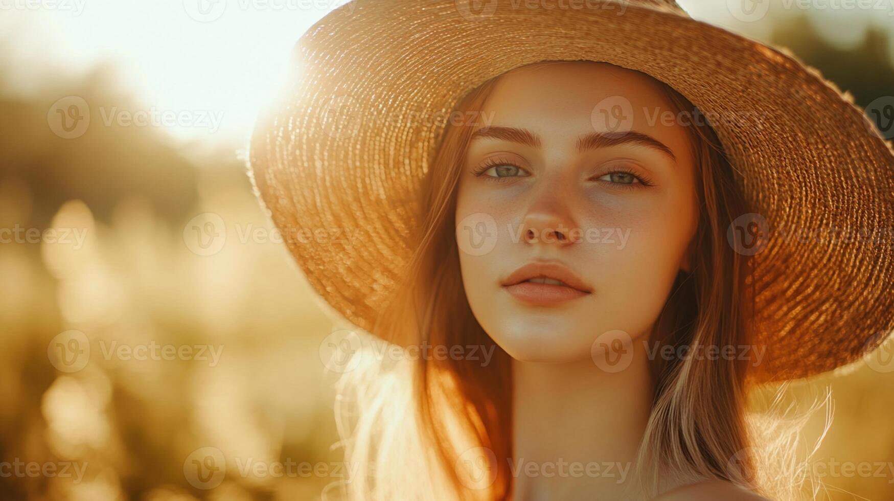 A Beautiful Girl in Summer Style Embracing Nature - Perfect for Fashion and Lifestyle Blogs photo