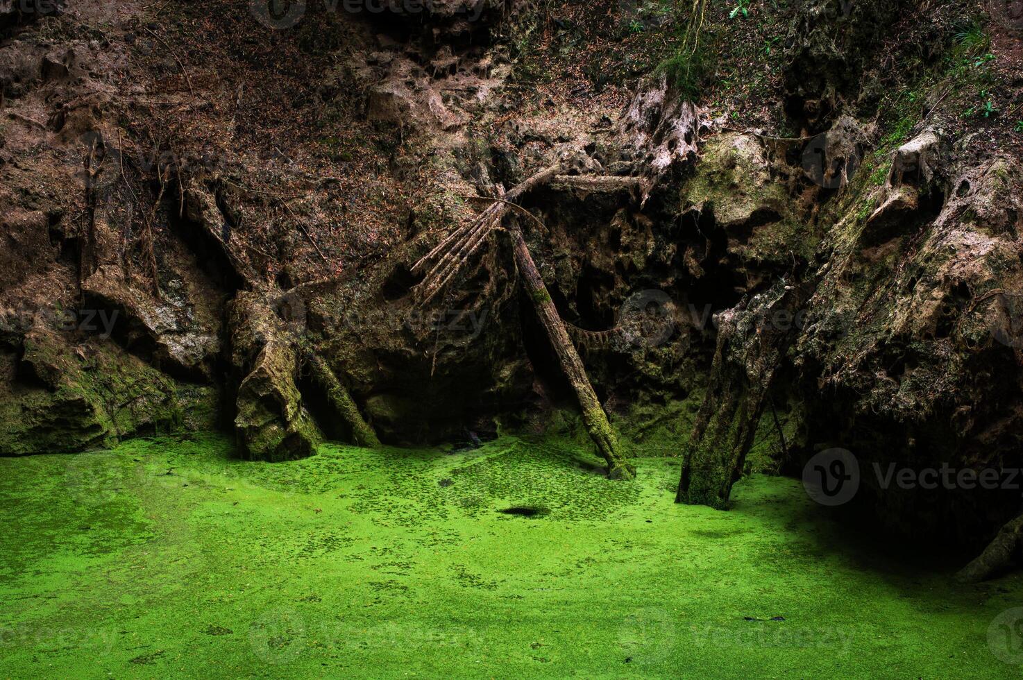 green water sink hole photo