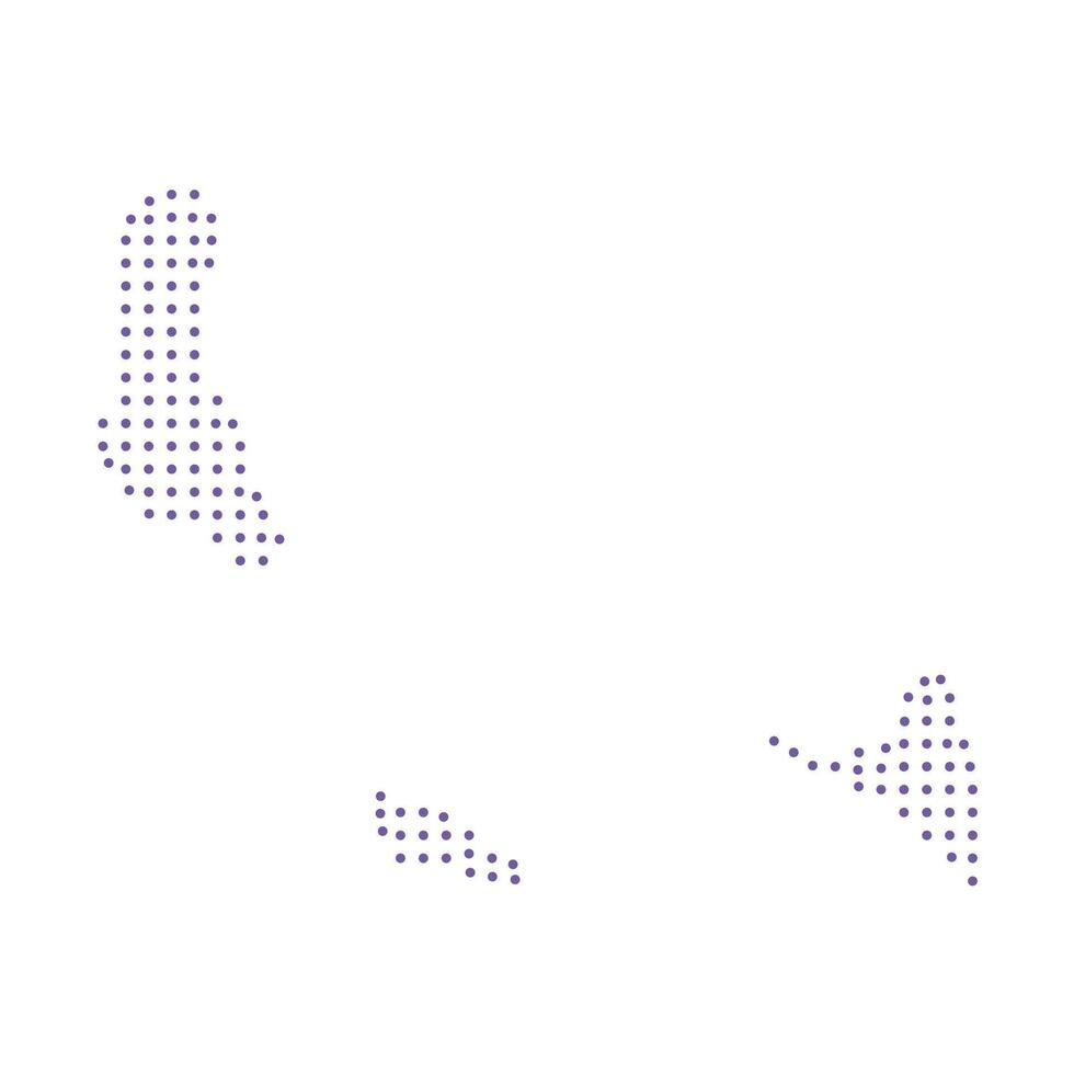 Comoros map dotted pattern design purple circle vector