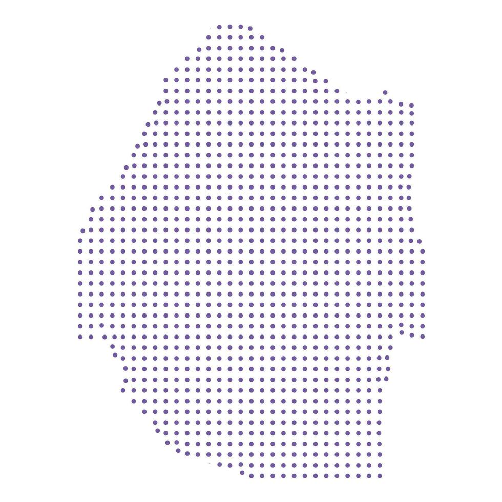 Eswatini map dotted pattern design purple circle vector