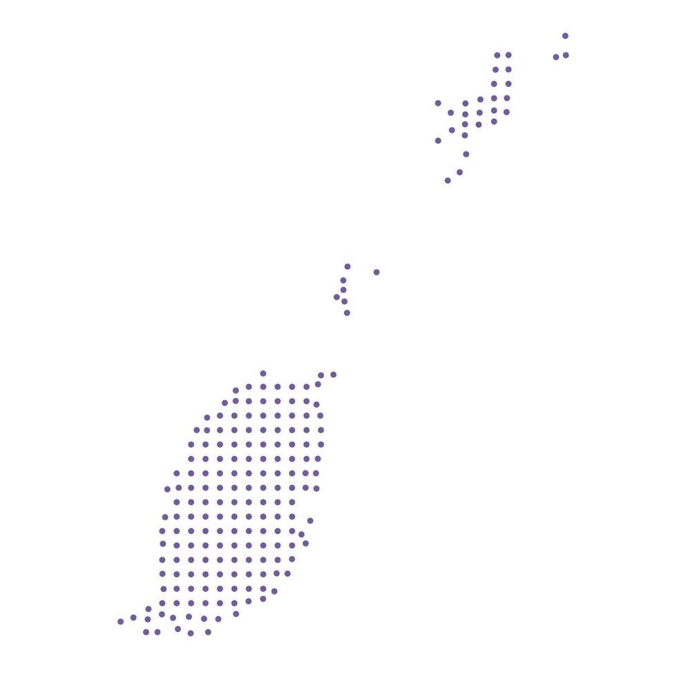 Grenada map dotted pattern design purple circle vector