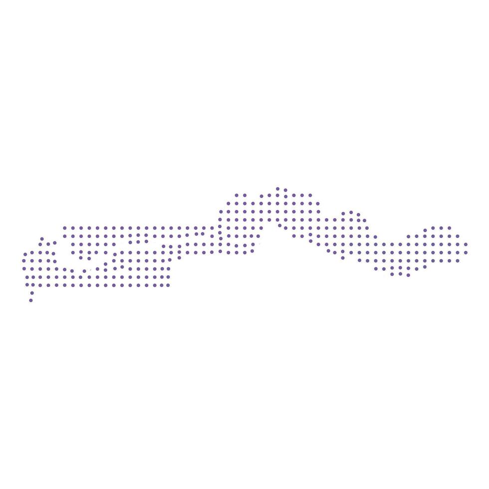 Gambia map dotted pattern design purple circle vector