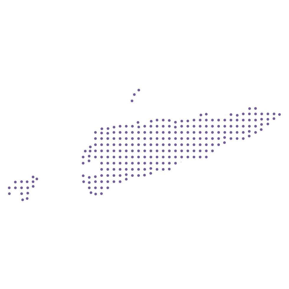 East Timor map dotted pattern design purple circle vector