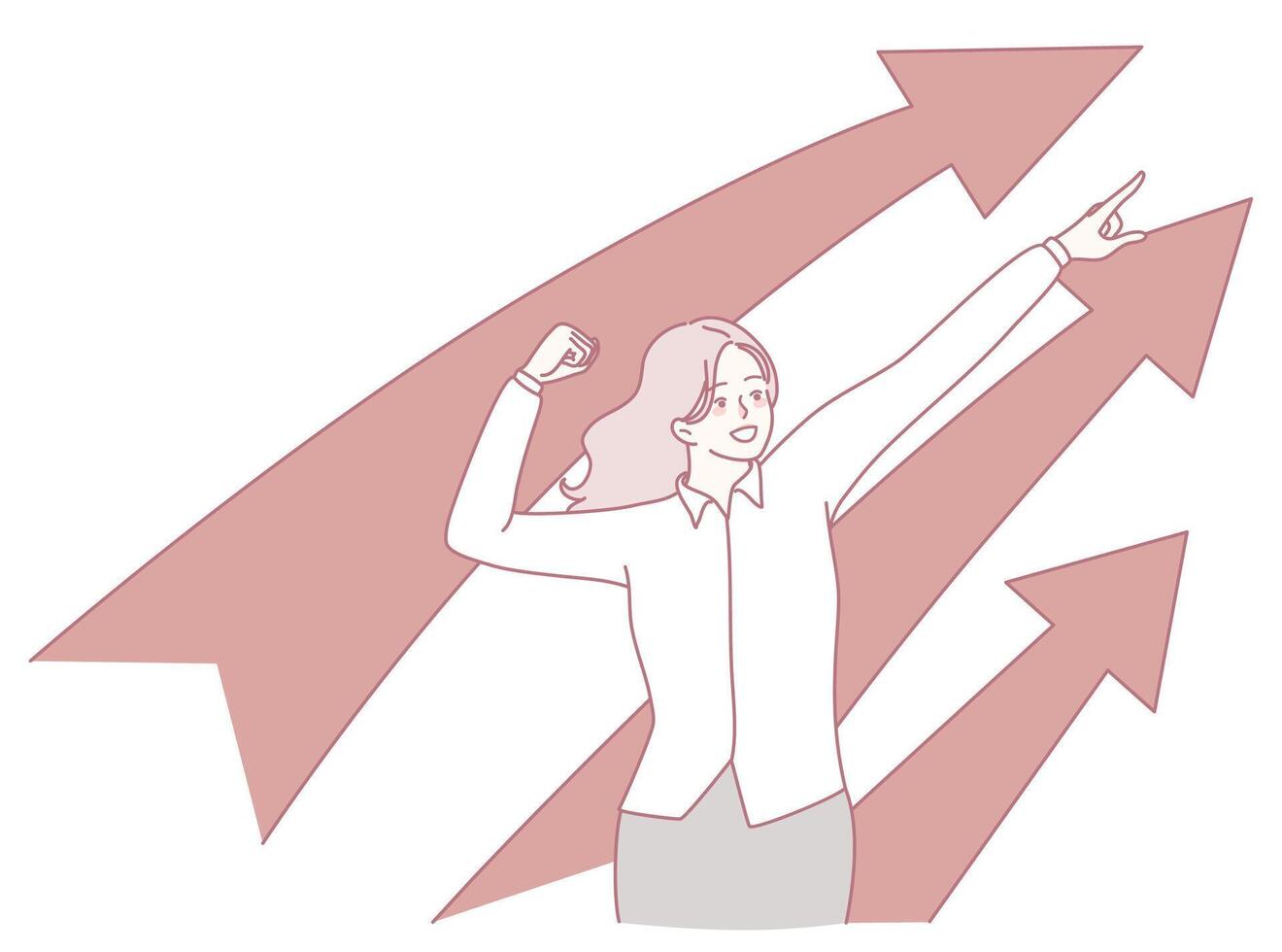 Empowerment and Growth are essential components that lead to lasting Professional Success vector