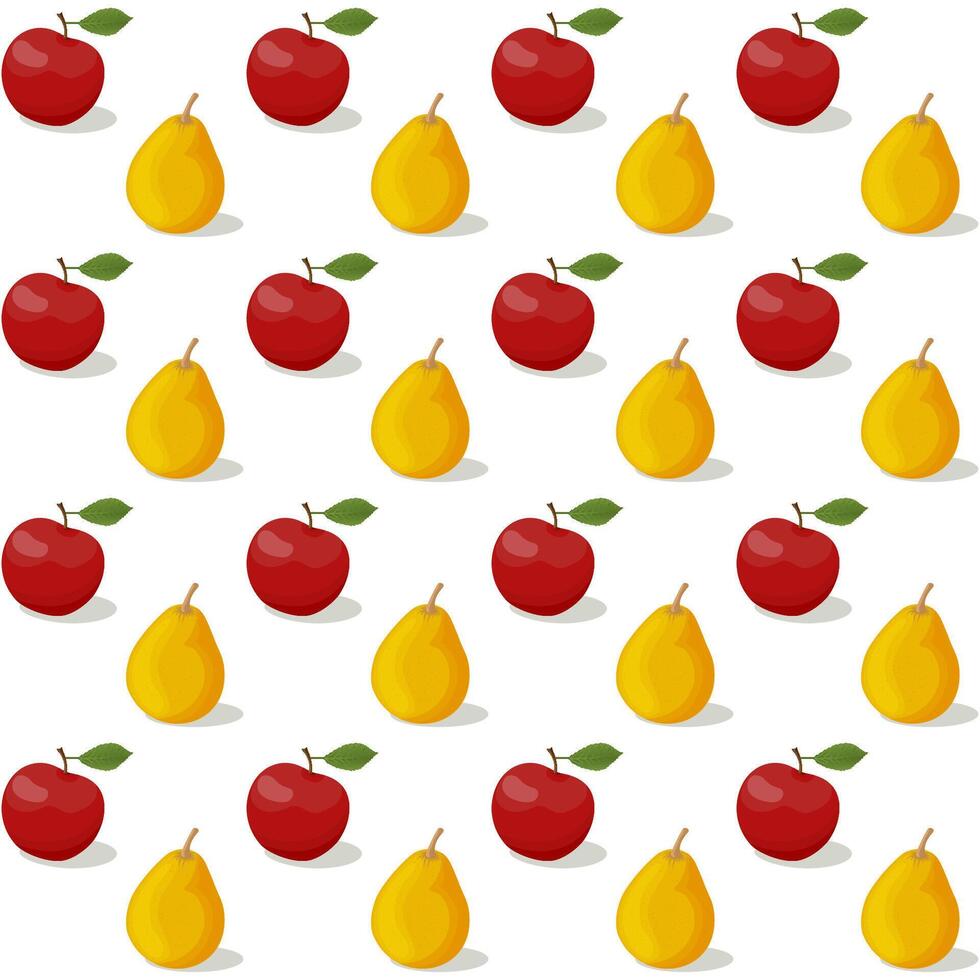 seamless watercolor fruit colorful pattern vector