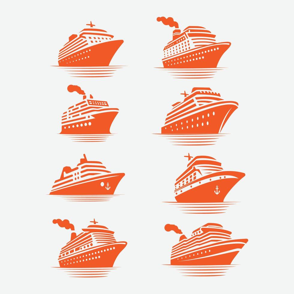 Yacht Cruise Ship Clipart vector