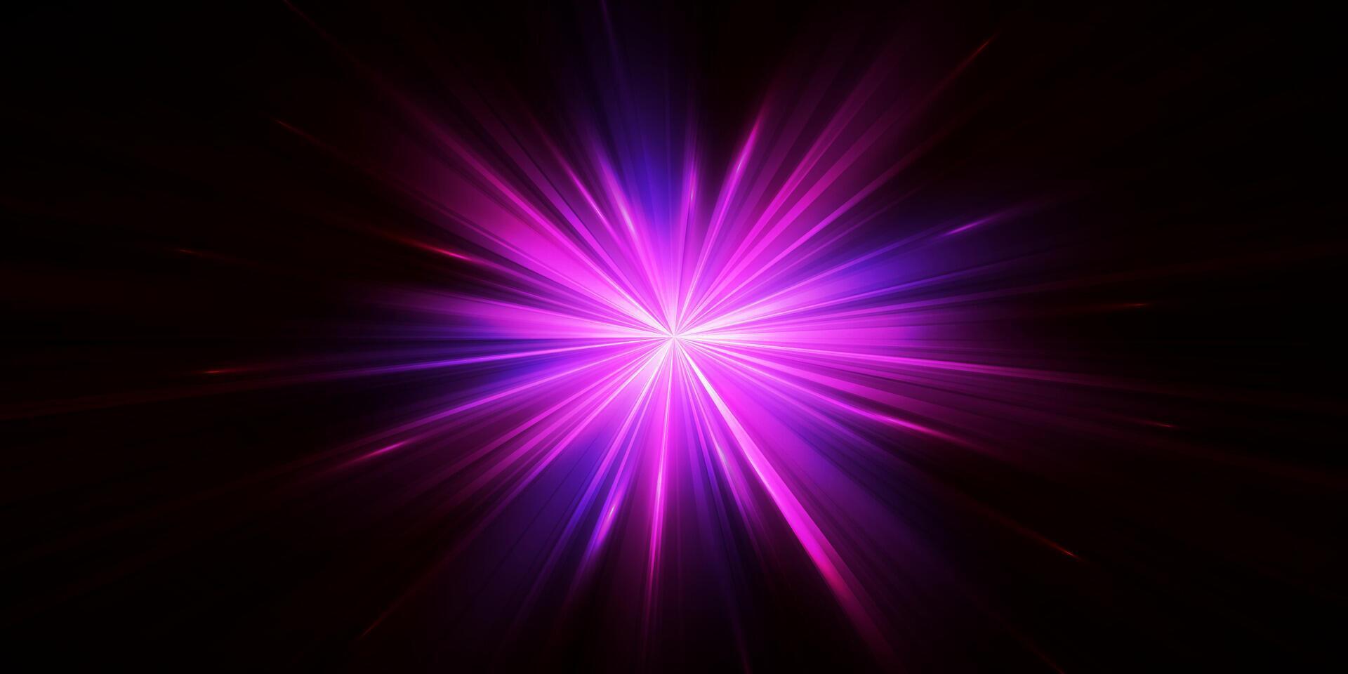 Bright flash effect with rays glare. Light light blur effect. vector
