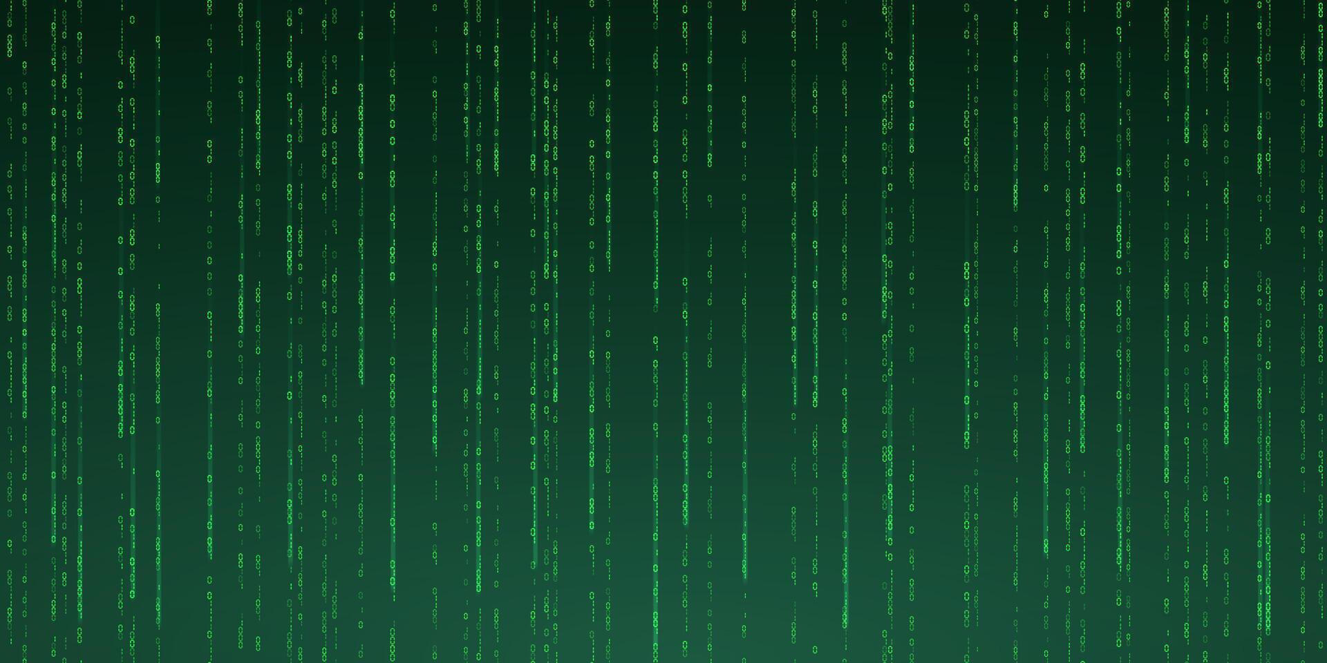 Abstract falling digits. vector