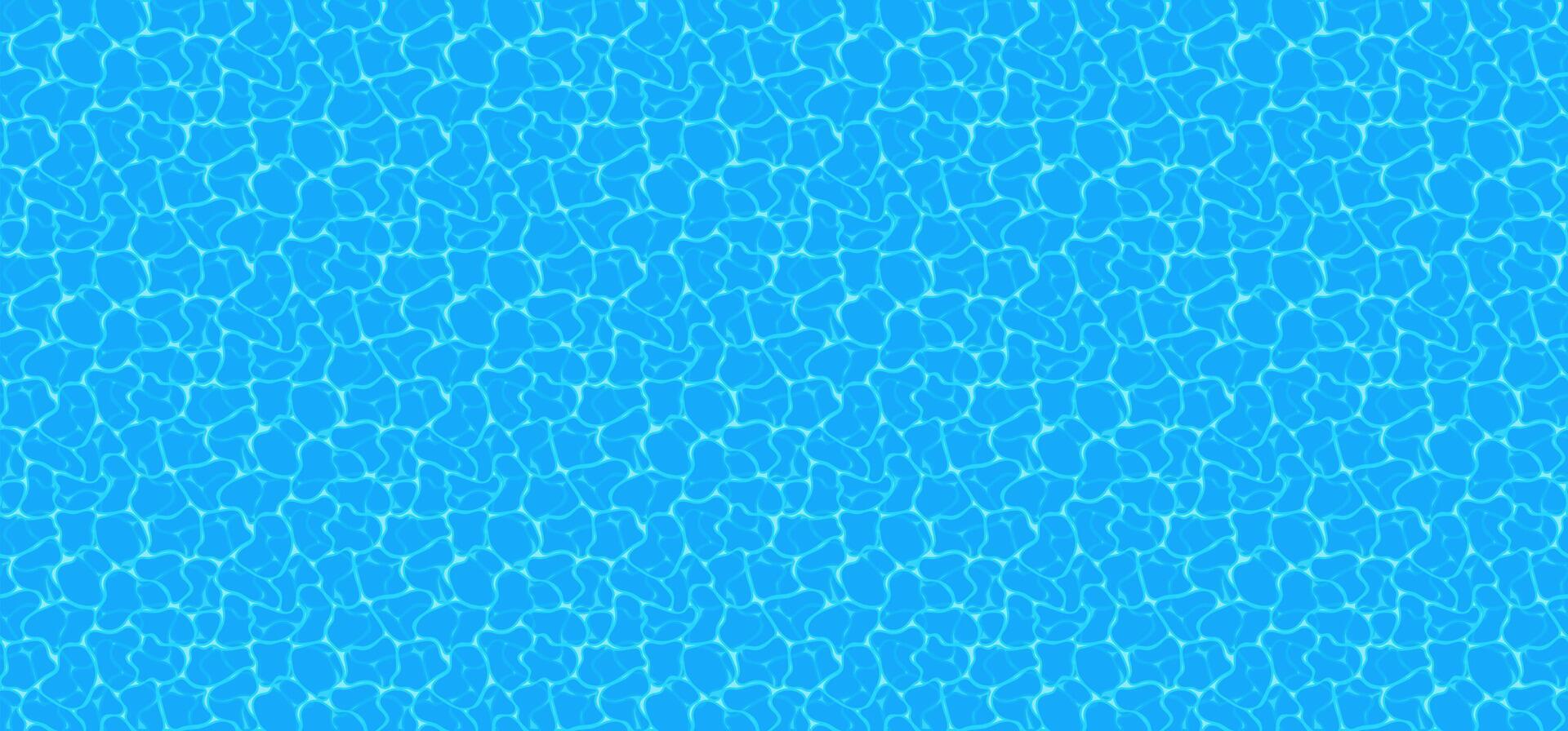 Blue water background. Blue ripples pattern. Water pool texture bottom background. illustration vector