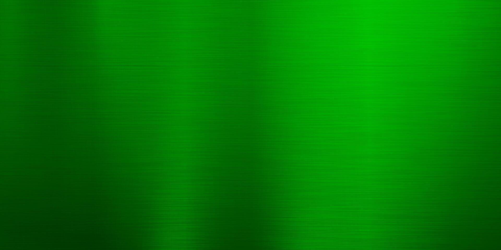 Green metallic gradient with scratches. Foil surface texture effect. illustration vector