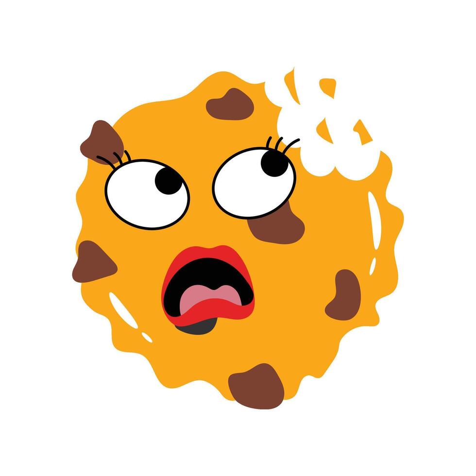 Cookie Sticker. Eps 10 file vector