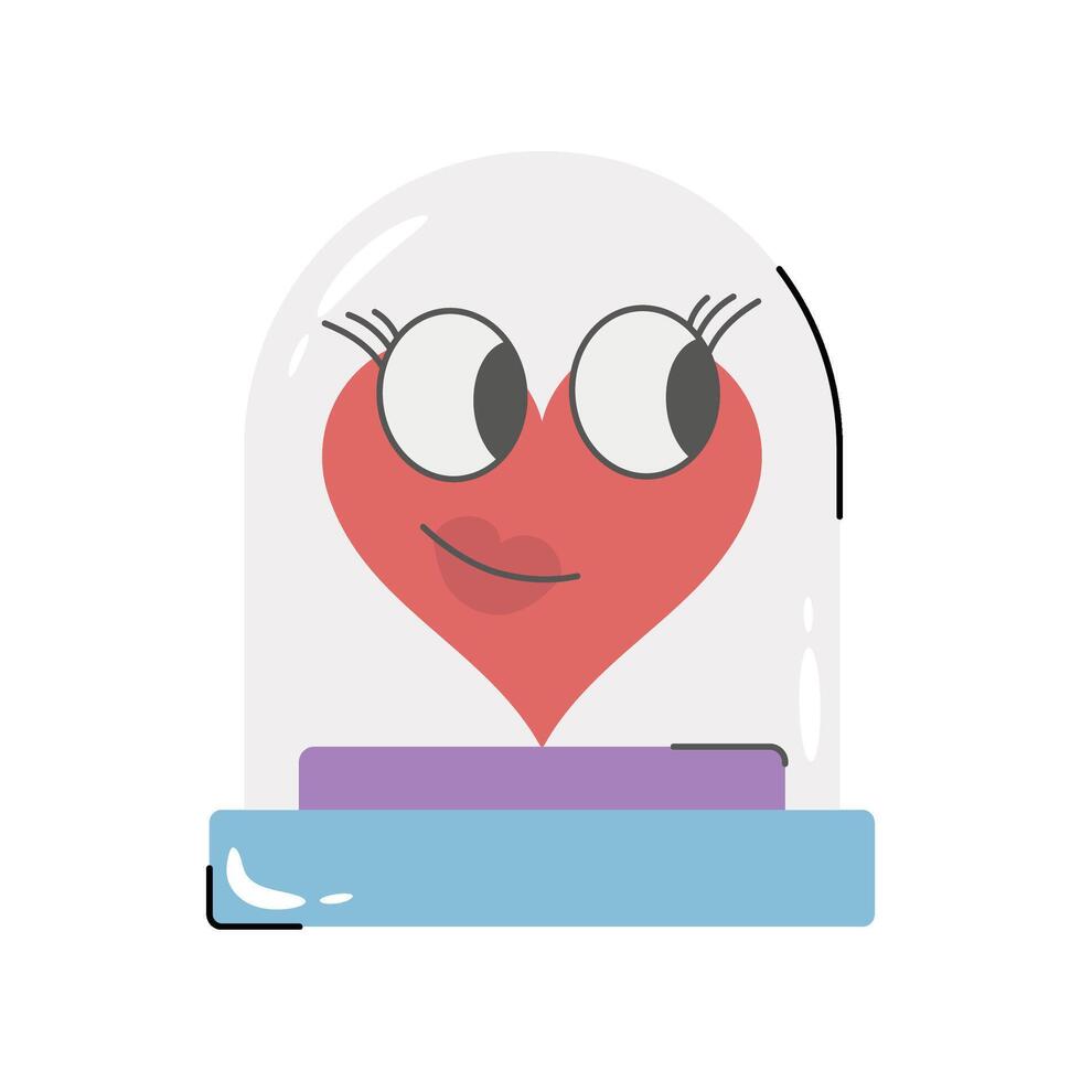 Crystal glass Sticker. eps 10 file vector