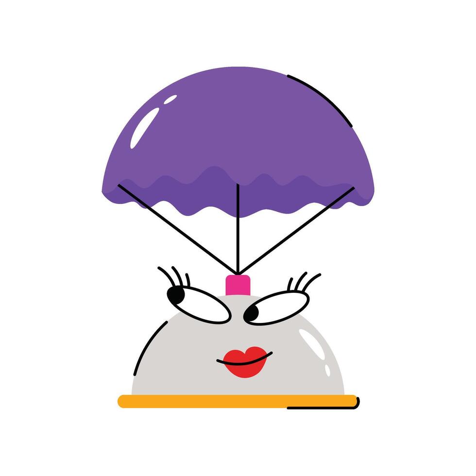 Cloche Sticker. Eps 10 file vector