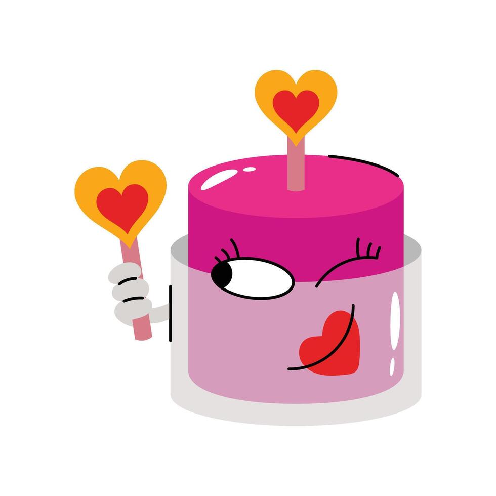 Candle Sticker. eps 10 file vector
