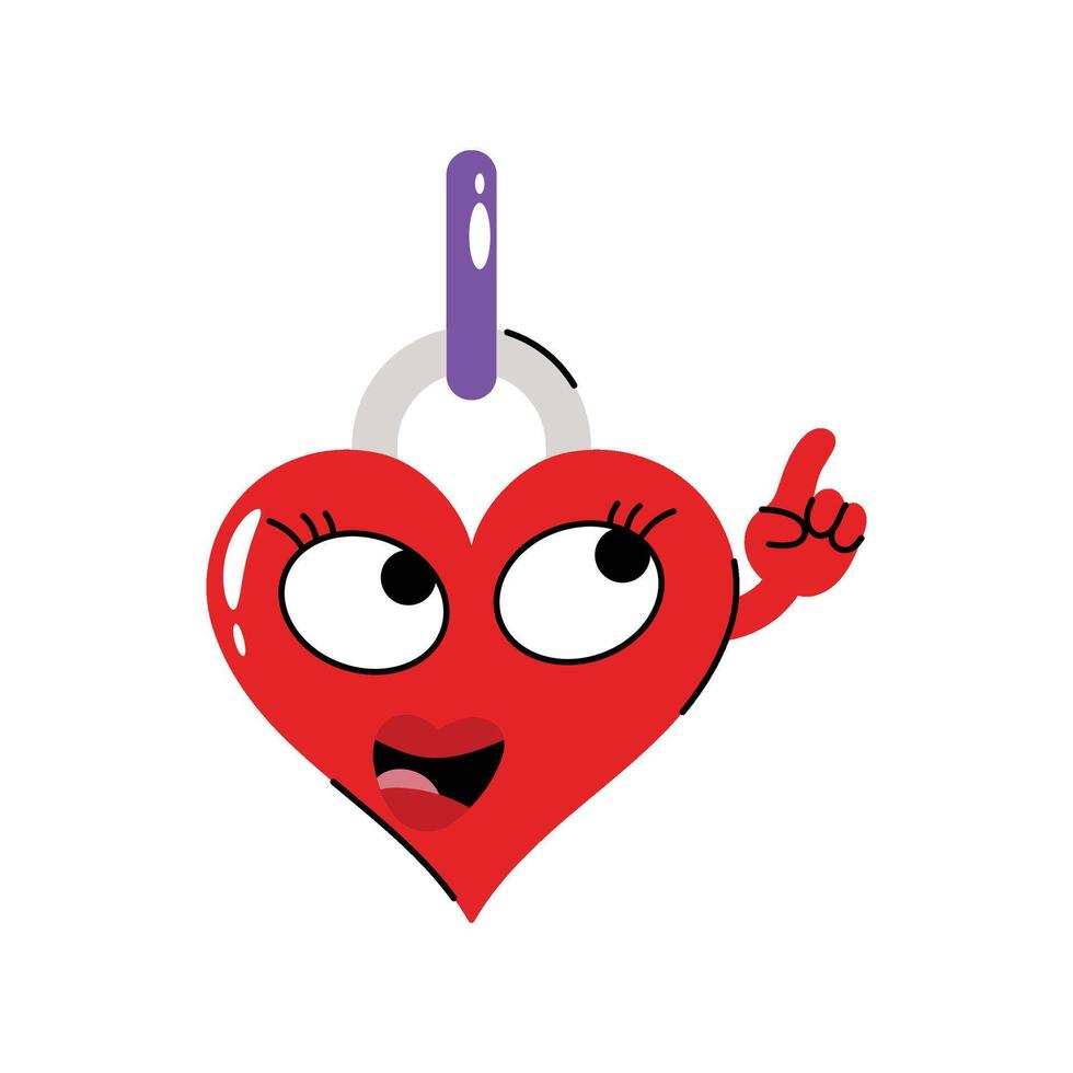 Key chain Sticker. eps 10 file vector