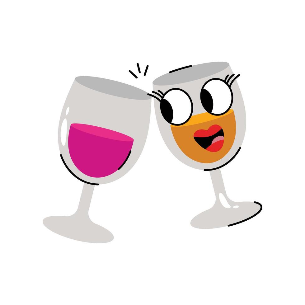 Cheers Sticker. Eps 10 file vector