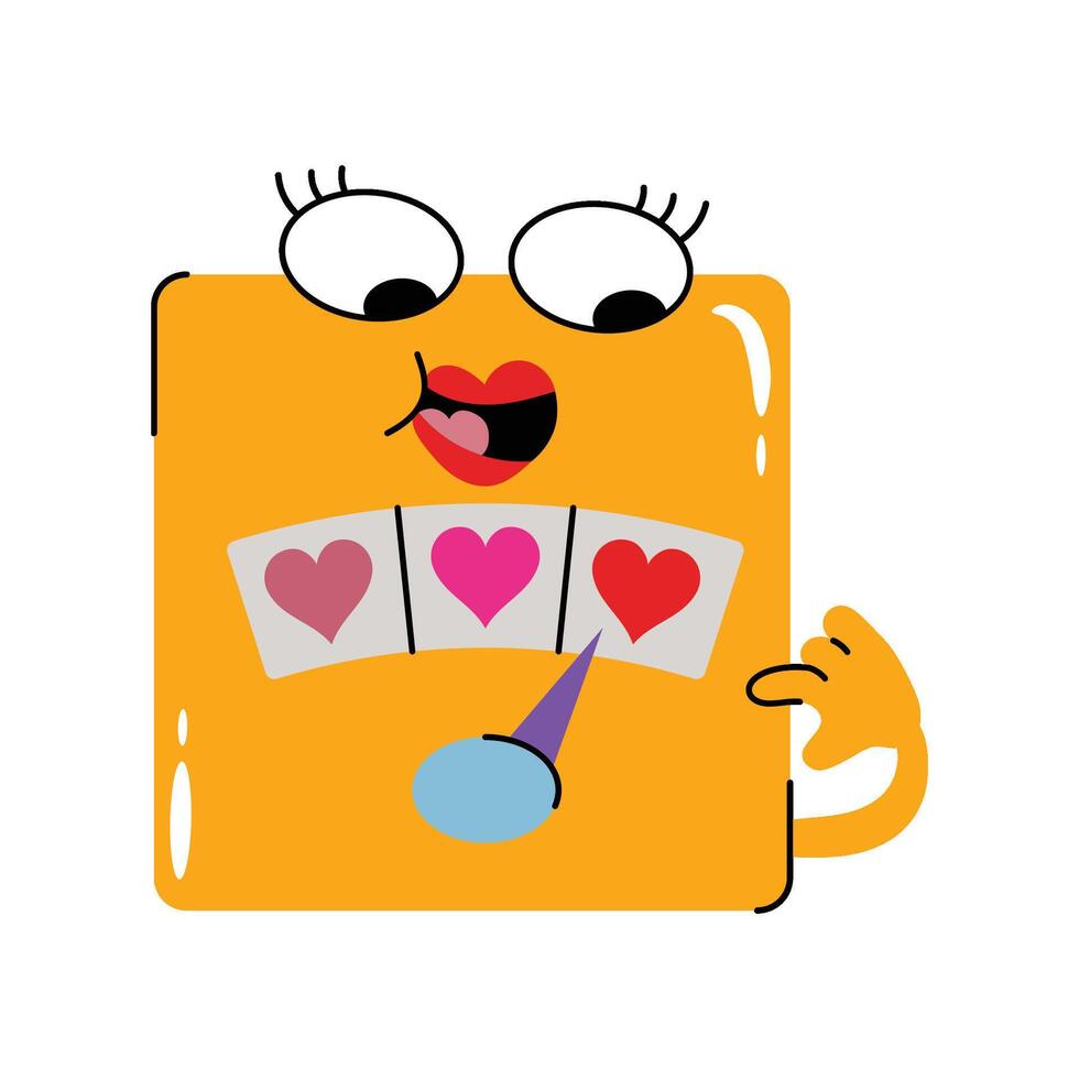Love meter Sticker. eps 10 file vector