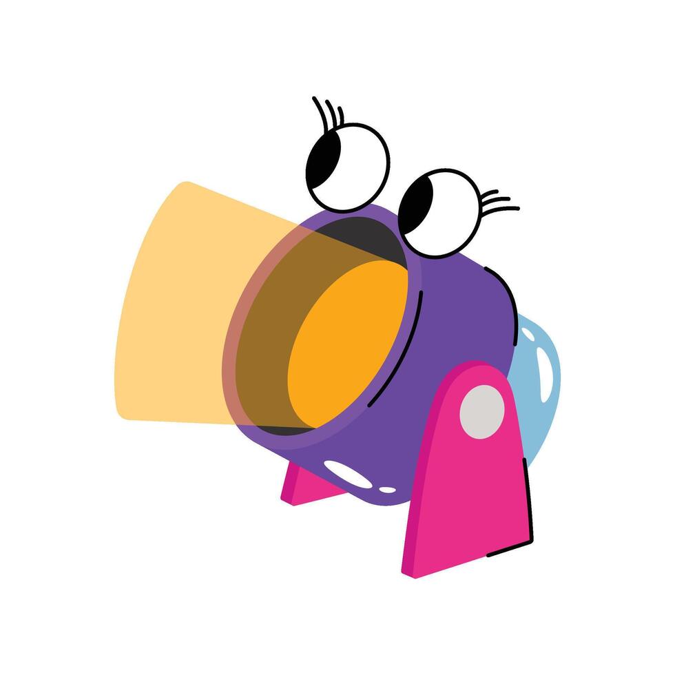 Spot light Sticker. Eps 10 file vector