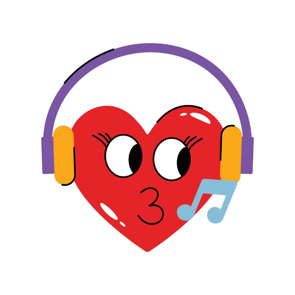 Favorite Music Sticker. Eps 10 file vector