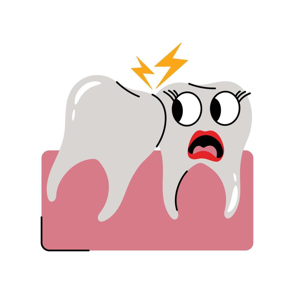Twins Sticker. Eps 10 file vector