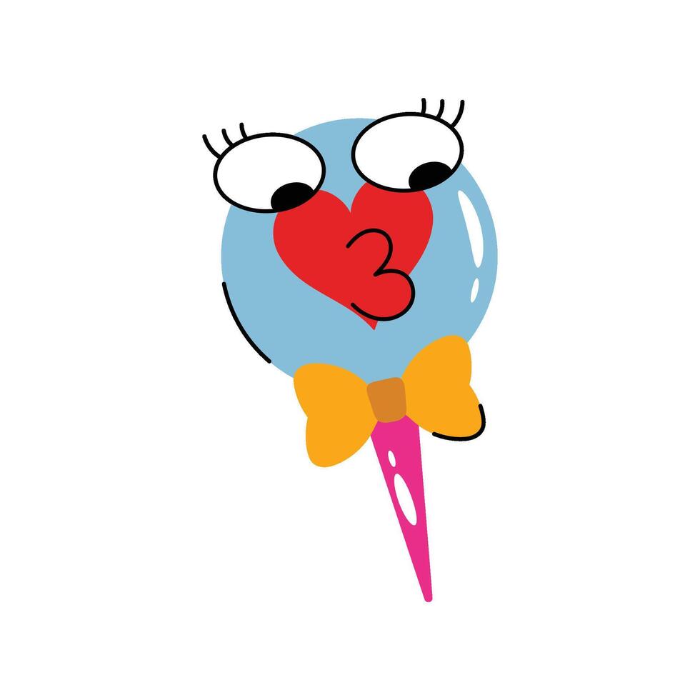 Candy Sticker. eps 10 file vector