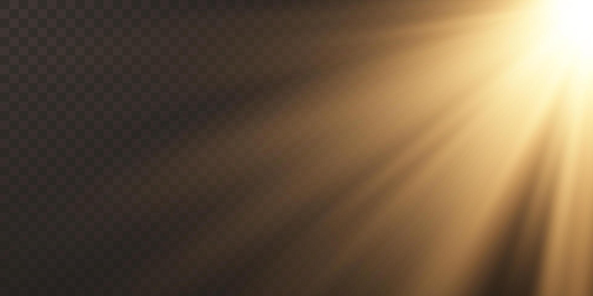 Bright flash effect with rays. Light light blur effect. illustration vector