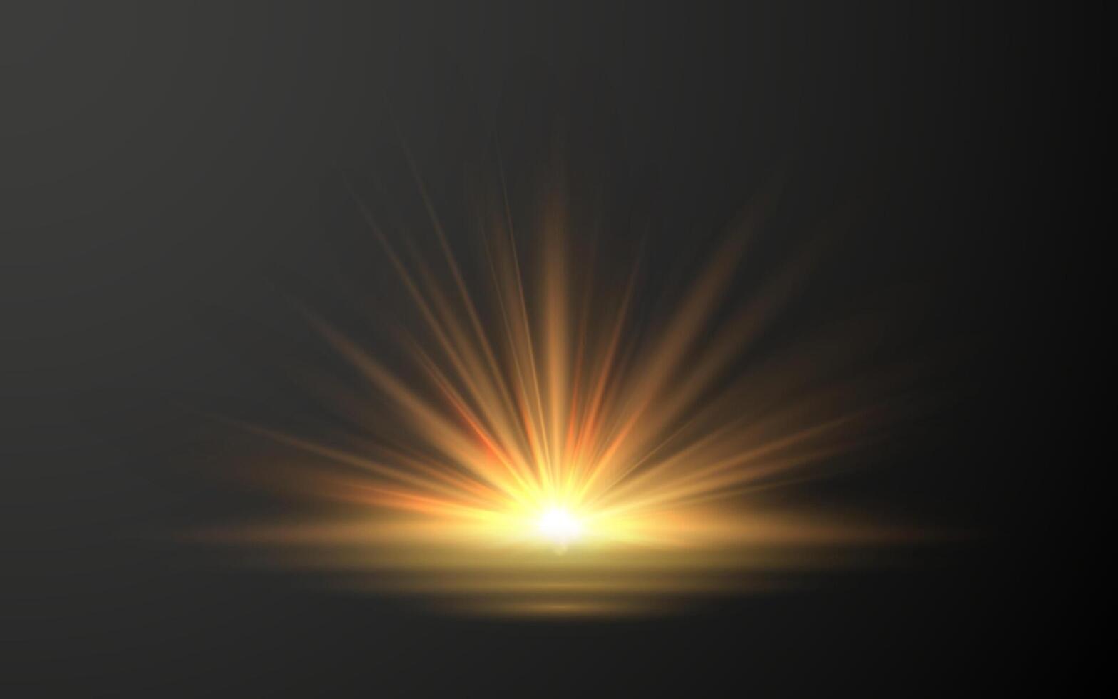 Bright flash effect rays glare Light light blur effect. vector