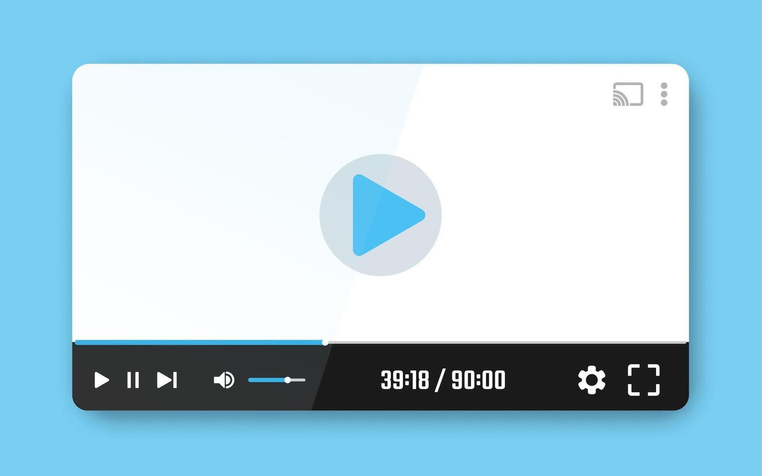 player template for web or mobile apps illustration vector
